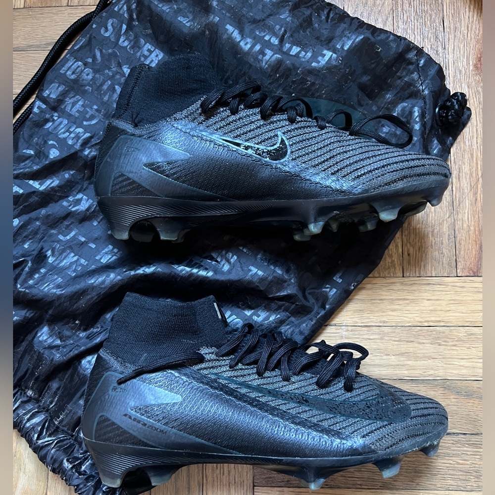 Nike Mercurial Superfly 10 Elite FG Soccer Cleats Mens Sz 5 Womens Sz 6.5 Black